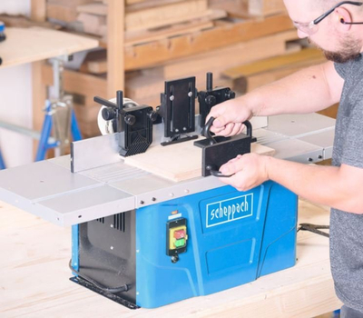 Makinë preëse Scheppach HF50, 1500 W, e kaltër