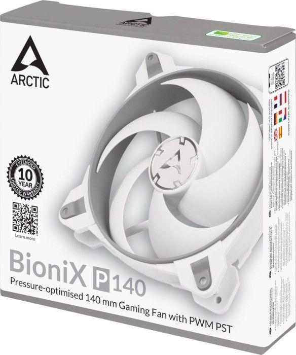 Ftohës Arctic BioniX P140, 140 mm, i bardhë