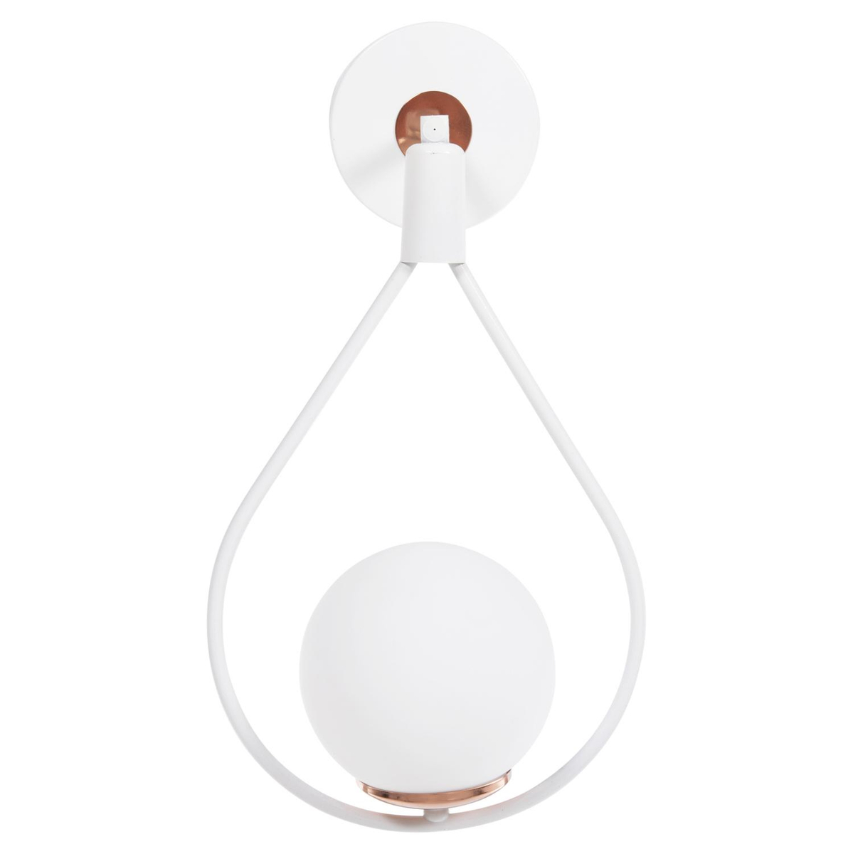Llambë muri Hanging Drop 22×20×43 Hcm (HM7640.03), bardhë