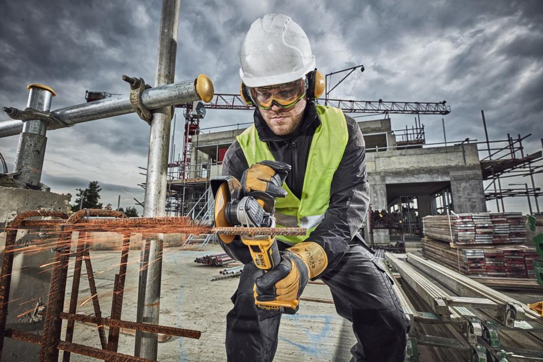 DEWALT XR Безжична Аголна Брусилка, 125 mm, 18V, 5.0Ah