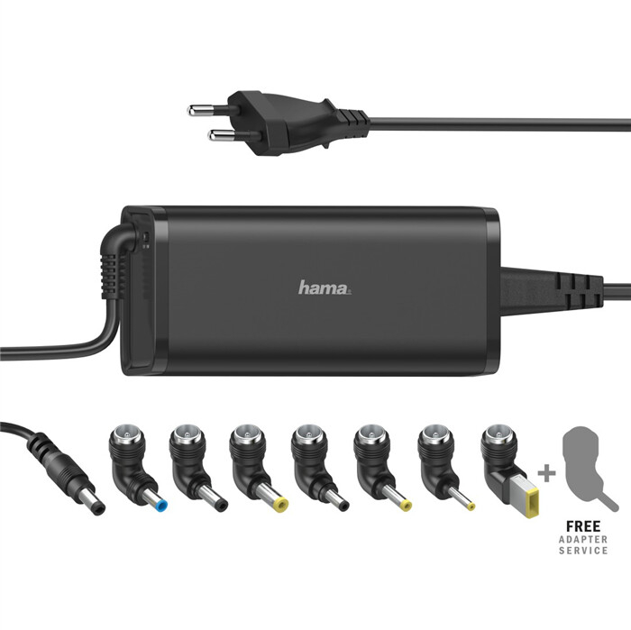 Karikues Hama për laptop, 15 / 19V / 5.6A, 90W, i zi