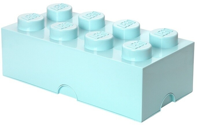 Kuti ruajtje e madhe LEGO, aqua