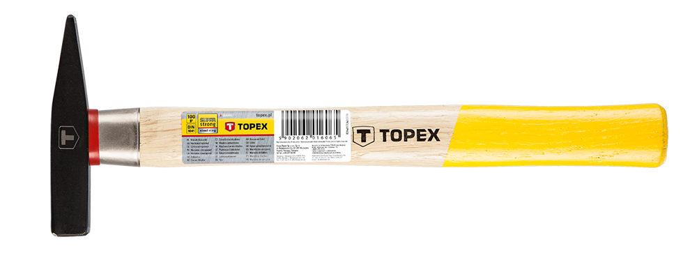 Çekiç Topex, 800 g, i verdhë/zi