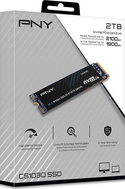 Disk SSD PNY CS1030, 2TB, M.2 2280 PCI-E x4 Gen3 NVMe