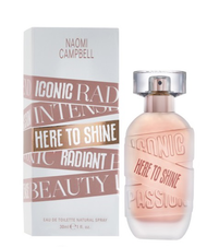 Eau de Toilette Naomi Campbell Here To Shine, 30 ml Eau de Toilette Naomi Campbell Here To Shine, 30 ml