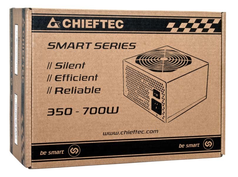 Извор на енергија Chieftec Smart GPS-600A8, 20+4 pin ATX, 600 W