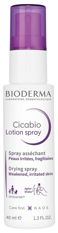 Sprej riparues Bioderma Cicabio Spray Lotion, 40ml