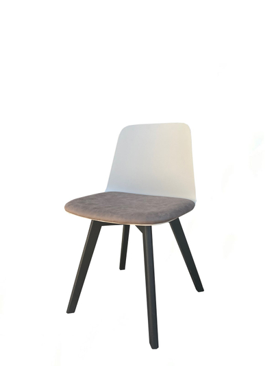 Karrige Donito D-PVC, 85x49x52cm, të zeza/hirtë