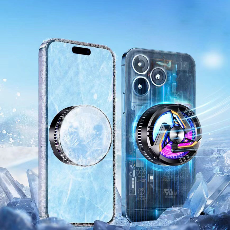 Ftohës për telefon Mainland GT28, RGB, 6.2 cm, 5V/2A, i zi