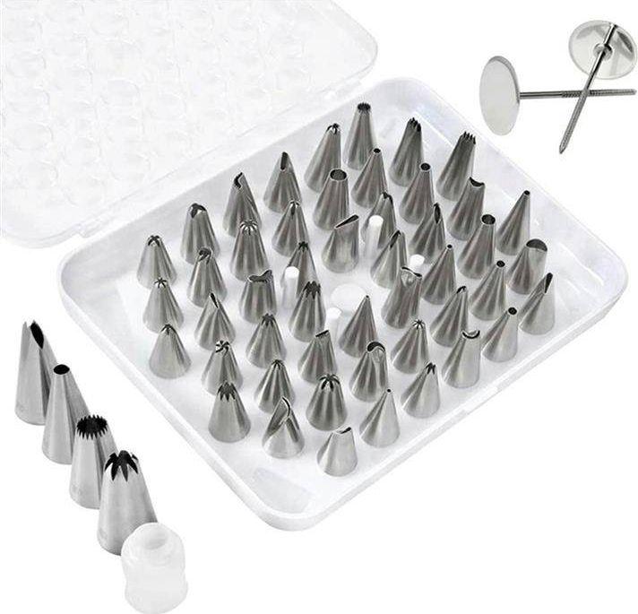 Set pajisje shtepiake për ëmbëlsira AG406F, 54 copë