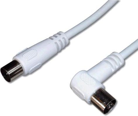 Kabllo antene PremiumCord, 2 m, e bardhë