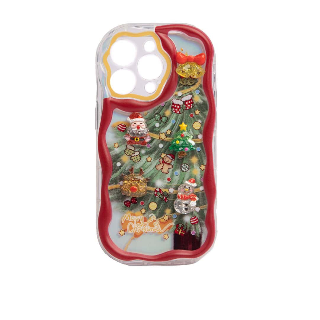 Fotroll për telefon IP14PRO TECH TIME Christmas Edition Cherry Red