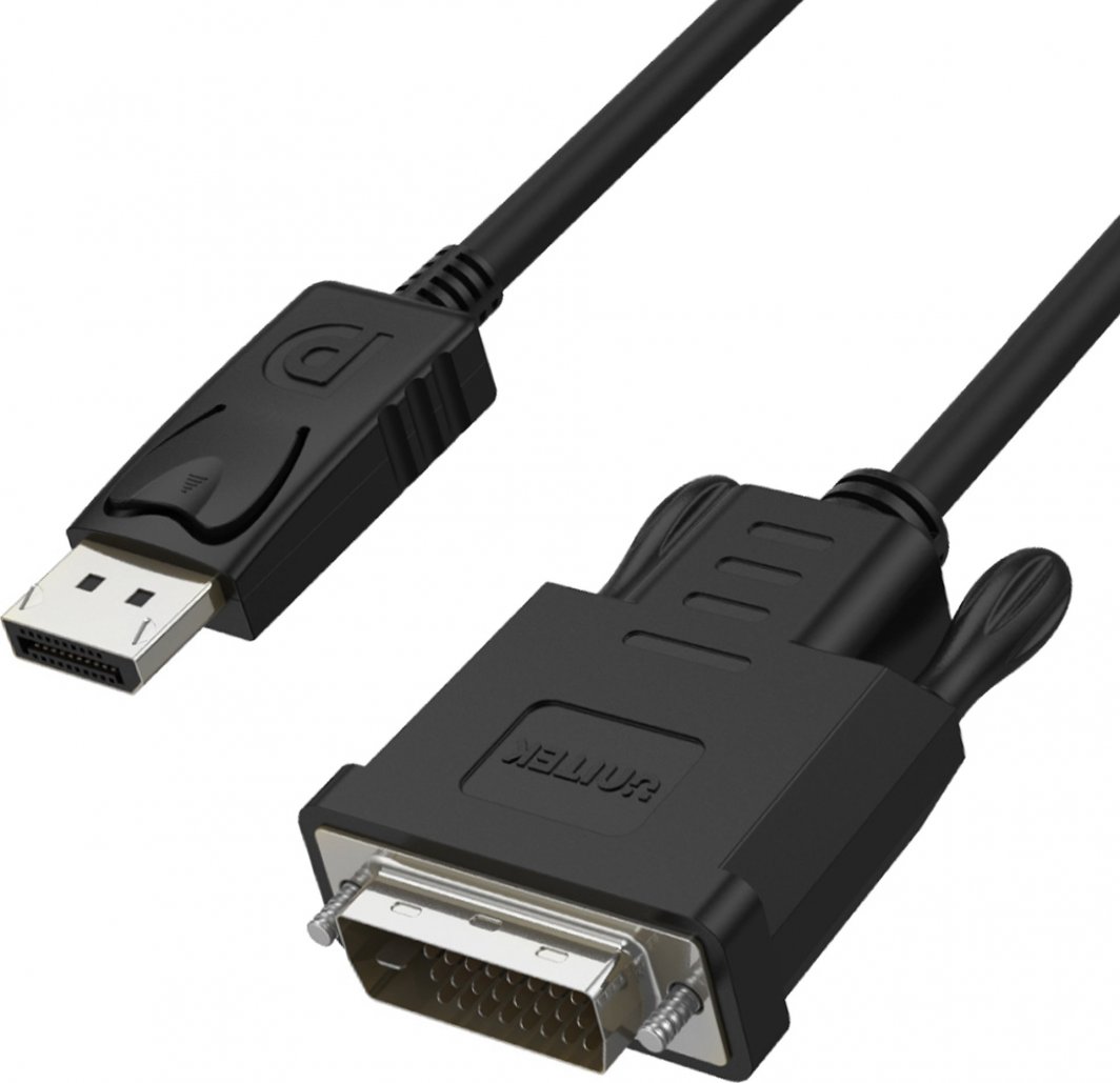 Kabllo Unitek Y-4118BA, DisplayPort - DVI-D, 1.8m, e zezë Kabllo Unitek Y-4118BA, DisplayPort - DVI-D, 1.8m, e zezë