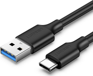 Kabëll Ugreen USB 3.0, USB Type C 2M 3A (20884), e zezë Kabëll Ugreen USB 3.0, USB Type C 2M 3A (20884), e zezë