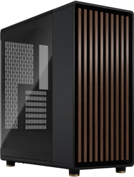 Kasë kompjuteri Fractal Design North Charcoal Black TG Light Tint, e zezë Kasë kompjuteri Fractal Design North Charcoal Black TG Light Tint, e zezë