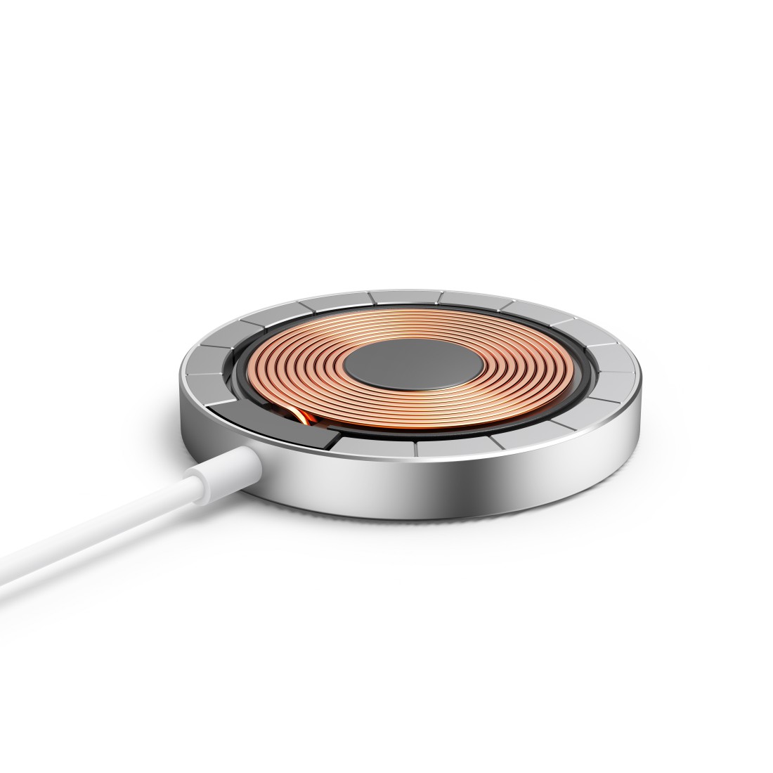 Karikues Hama Wireless Turbo Fast Charge "MagCharge FC15", 15W, e bardhë