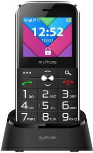Celular myPhone Halo C Senior, 16 GB, me mbajtëse karikimi, i zi Celular myPhone Halo C Senior, 16 GB, me mbajtëse karikimi, i zi