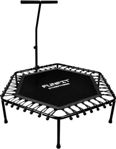 Trampolinë fitnesi FUNFIT, 130 cm, e zezë