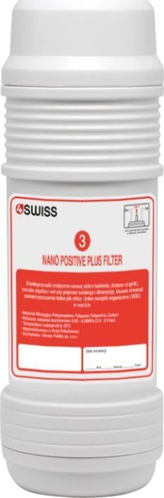 Filter për filtrues të ujit 4Swiss Nr.3 Nano Positive Plus