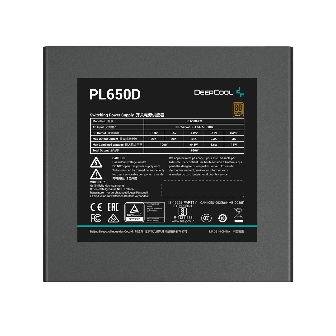Burim energjie Deepcool PL650D R-PL650D-FC0B-EU , 650W