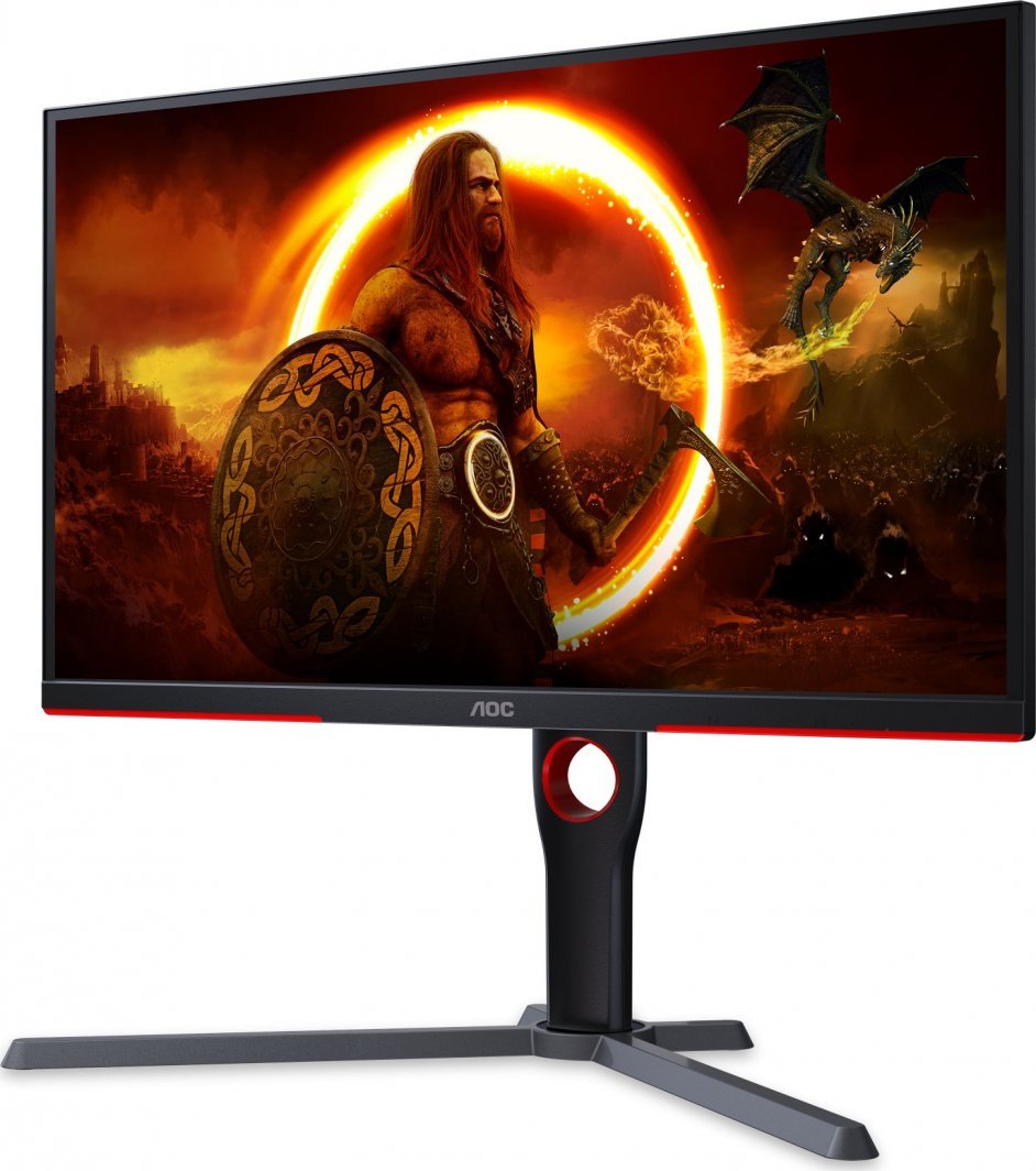Monitor AOC 25G3ZM/BK, 24.5", 1920 x 1080 (FullHD), i zi/ kuq