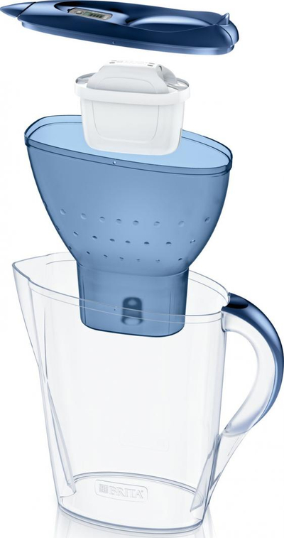 Bokall për filtrim uji Brita Marella Memo MX, i kaltër 2.4 l