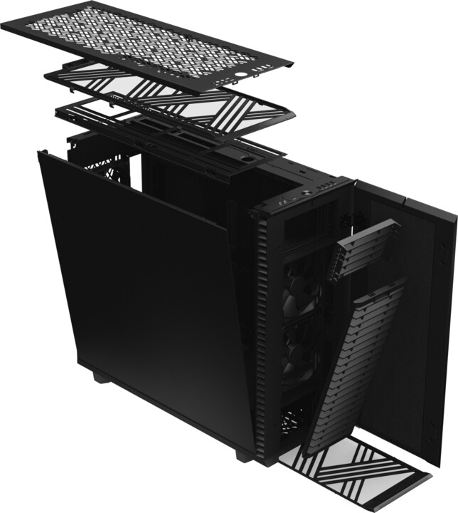 Kasë Fractal Design Define 7 XL Black Solid