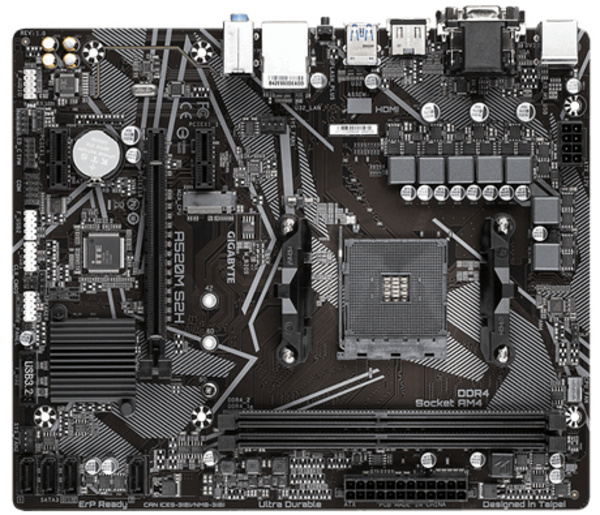 Pllakë amë Gigabyte A520M S2H Socket AM4 micro ATX