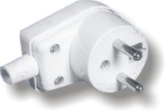 Prizë këndore Elektro-Plast w / u 10 / 16a WB-6, e bardhë (3300-00)