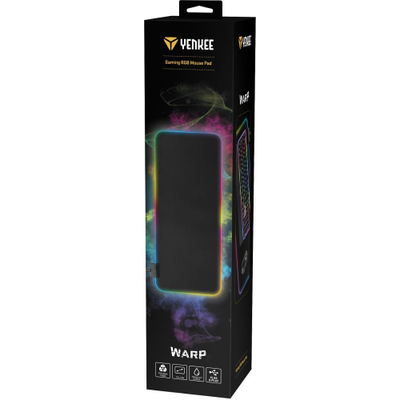 ​Mousepad YENKEE YPM 3006 WARP - RGB (930x350x3mm)​