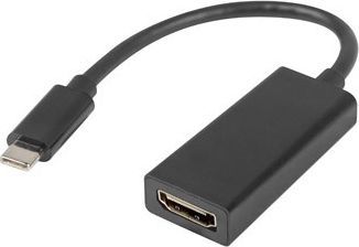 Përshtatës Lanberg (AD-UC-HD-01), USB-C në HDMI, i zi