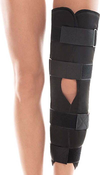 Stabilizues i nyjës së gjurit TOROS-GROUP TUTOR, 40 cm, universal, i zi