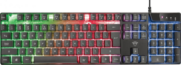 Tastierë Trust GXT 835 Azor, e zezë