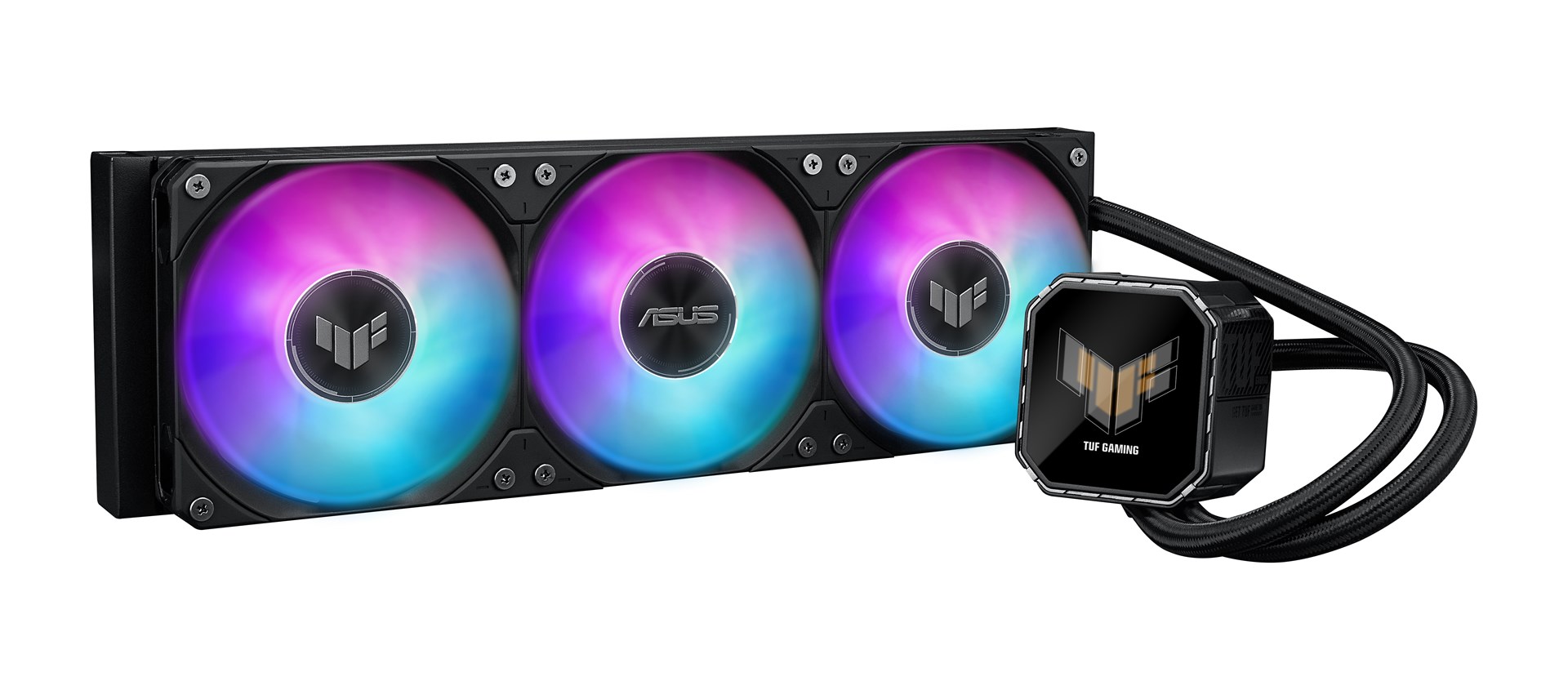Ftohëse me ujë ASUS TUF Gaming LC III 360 ARGB LCD, 12 cm, e zezë
