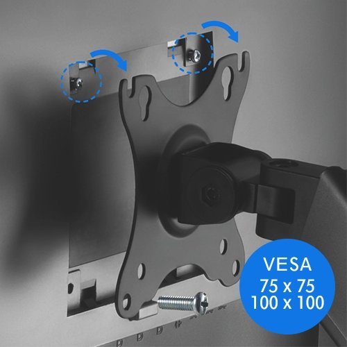 Mbajtëse muri për monitor SENSE7 HANG, zgjatëse, 17"-32", e zezë