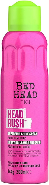 Sprej për shkëlqim të flokëve Tigi Bed Head Headrush, 200 ml
