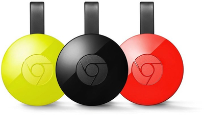 Pajisje multimediale Google Chromecast 2, e kuqe