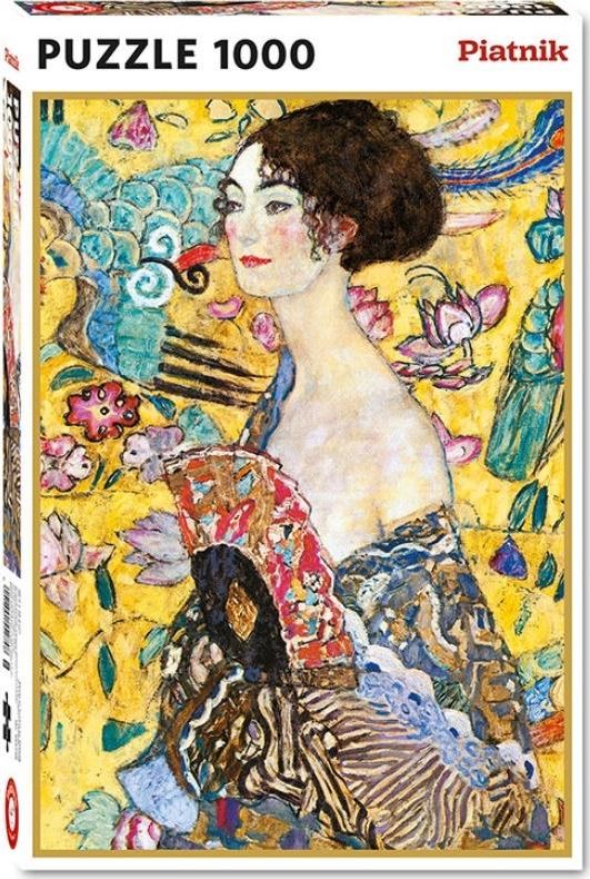 Puzzle Piatnik: Klimt, Lady with a Fan, 1000 elemente, +10 vjeç