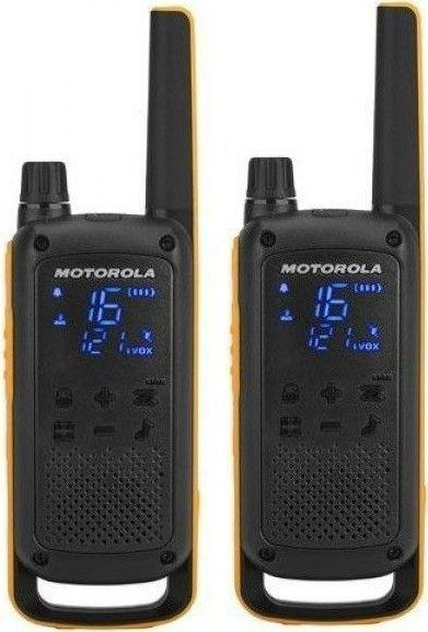 Radiomarrëse Motorola TLKR T82,set prej dy, të verdha,
