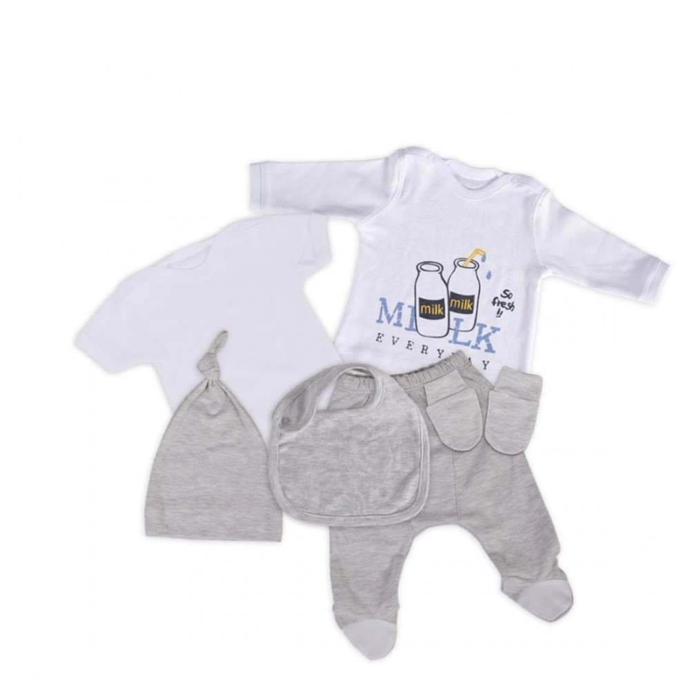 Komplet për bebe Cangaroo Milky Boy, 5 copë