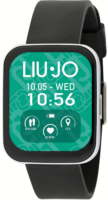 Orë smart për femra Liu Jo Smartwatch Voice Slim SWLJ087, e zezë