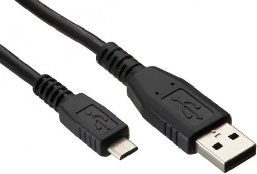 Kabllo Natec USB A - micro USB, 0.5 m, e zezë