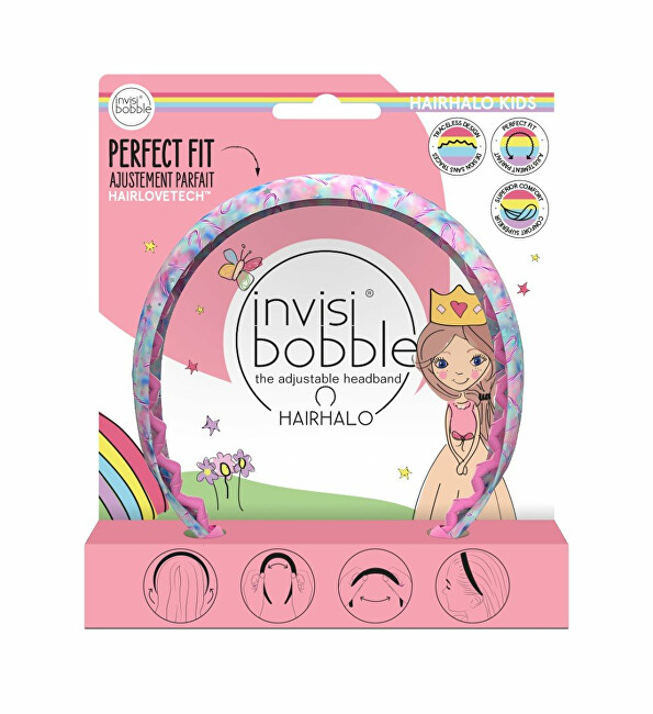 Shirit dekorativ për kokë Invisibobble Kids Hairhalo Cotton Candy Dreams