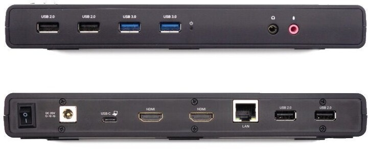 Docking Station i-tec USB 3.0/USB-C/Thunderbolt, 2x Display, PD 85W