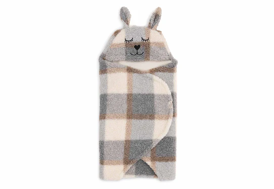 Mbeshtjelles per bebe Bunny Check - Boucle