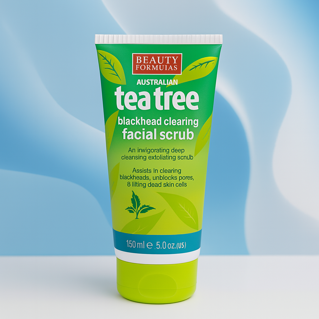 Skrab fytyre me Tea Tree Beauty Formulas, 150 ml