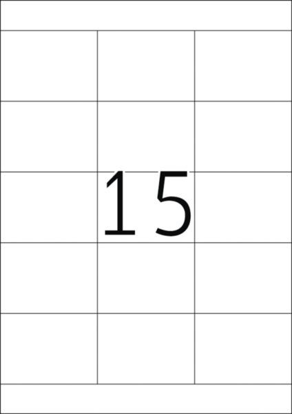 Etiketa vetëngjitëse Herma Premium (5055), A4, 70 x 50,8 mm, 375 copë, të bardha