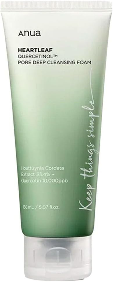 Shkumë pastruese për fytyrë Anua Heartleaf Quercetinol Pore Deep [2024 Version], 150 ml
