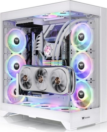 Куќиште за компјутер Thermaltake CTE E600 MX, бело, Midi Tower