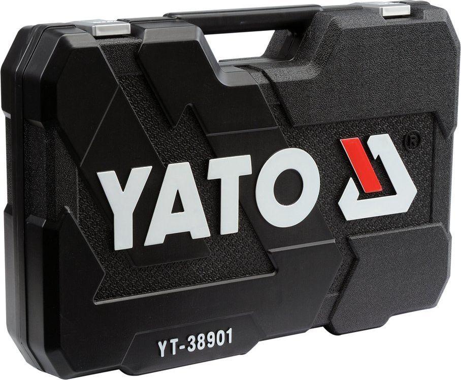 Set mjetesh pune Yato YT-38901, 1/4", 1/2", 122 copë